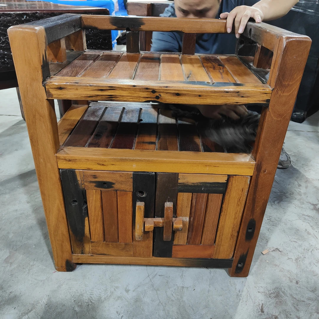 老船木茶叶柜凳子椅子