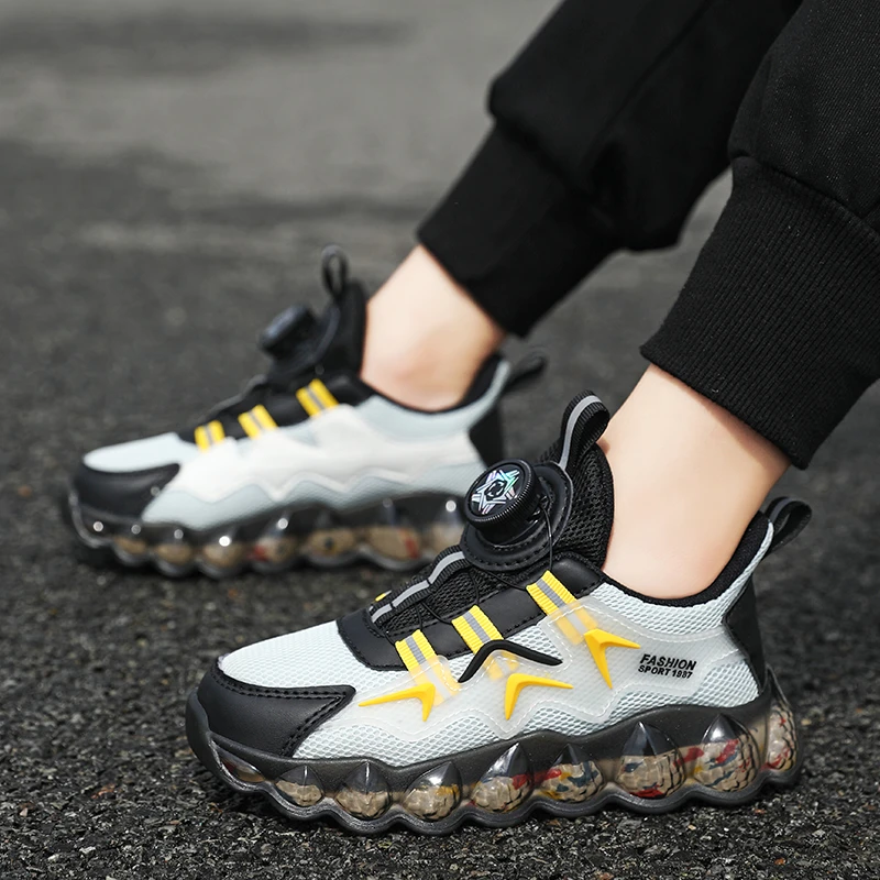 ABC IM男童鞋子儿童运动鞋网面透气春秋季新款男孩跑步鞋小中大童