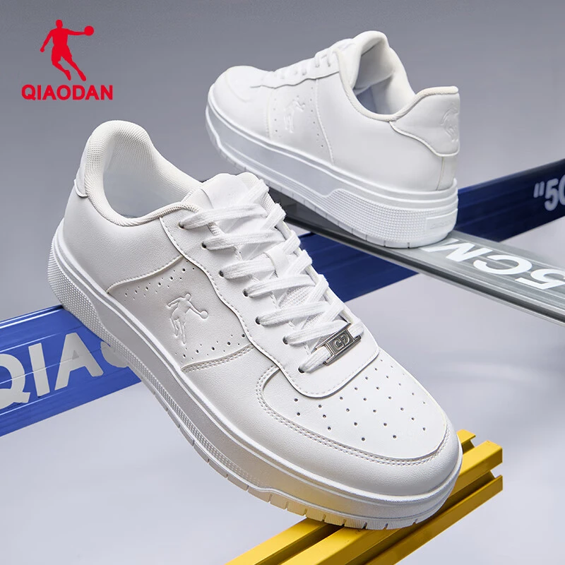 【五厘米】中国乔丹板鞋男女款2025夏季增高情侣小白鞋厚底休闲鞋男