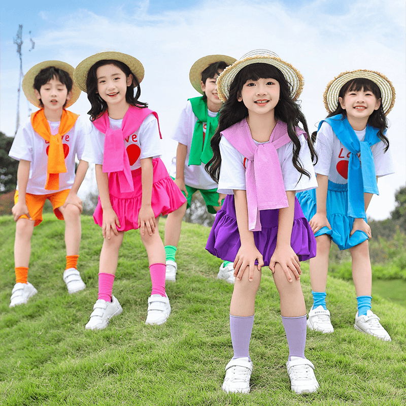 六一儿童演出服中小学生运动会开幕式入场服装幼儿园啦啦操表演服