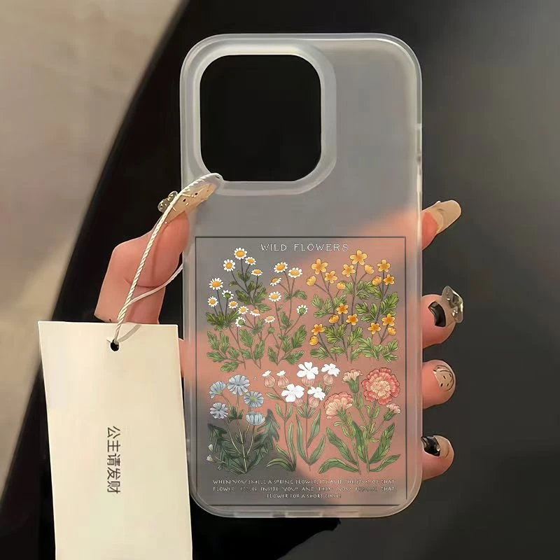 野花园DK适用iphone15pro手机壳苹果13/14/12/11小米vivo华为oppo