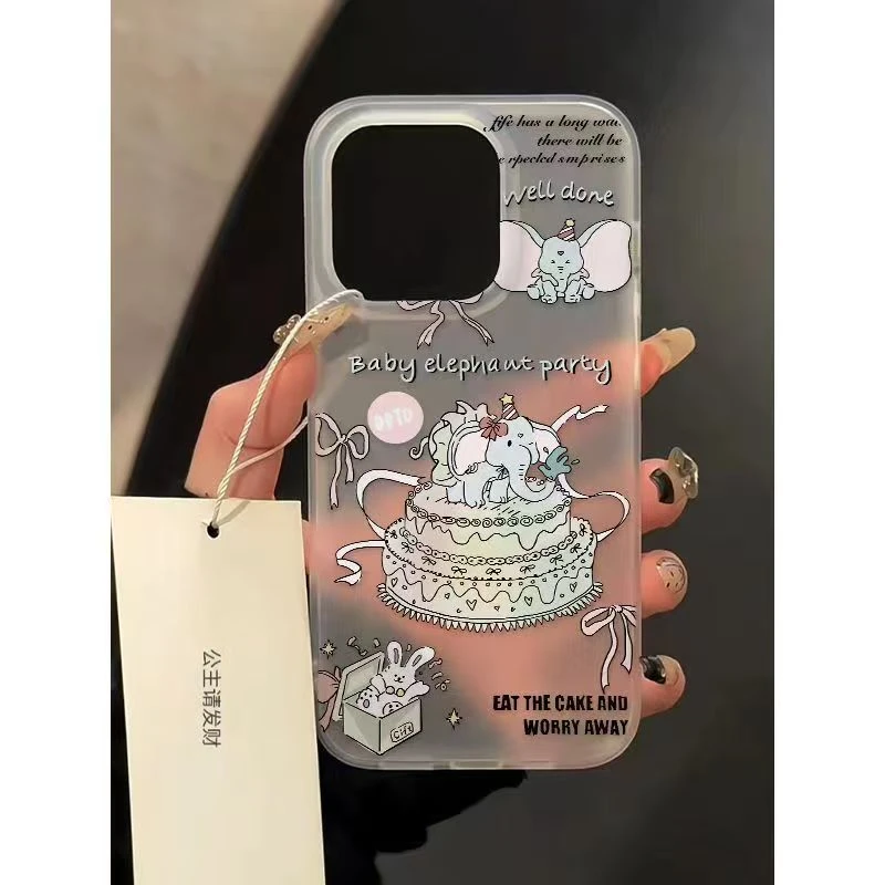 大象生日适用iphone15pro手机壳苹果13/14/12/11小米vivo华为oppo