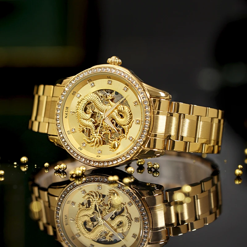 24k真金真钻-龙腾四海-传世系列-高端表-R813