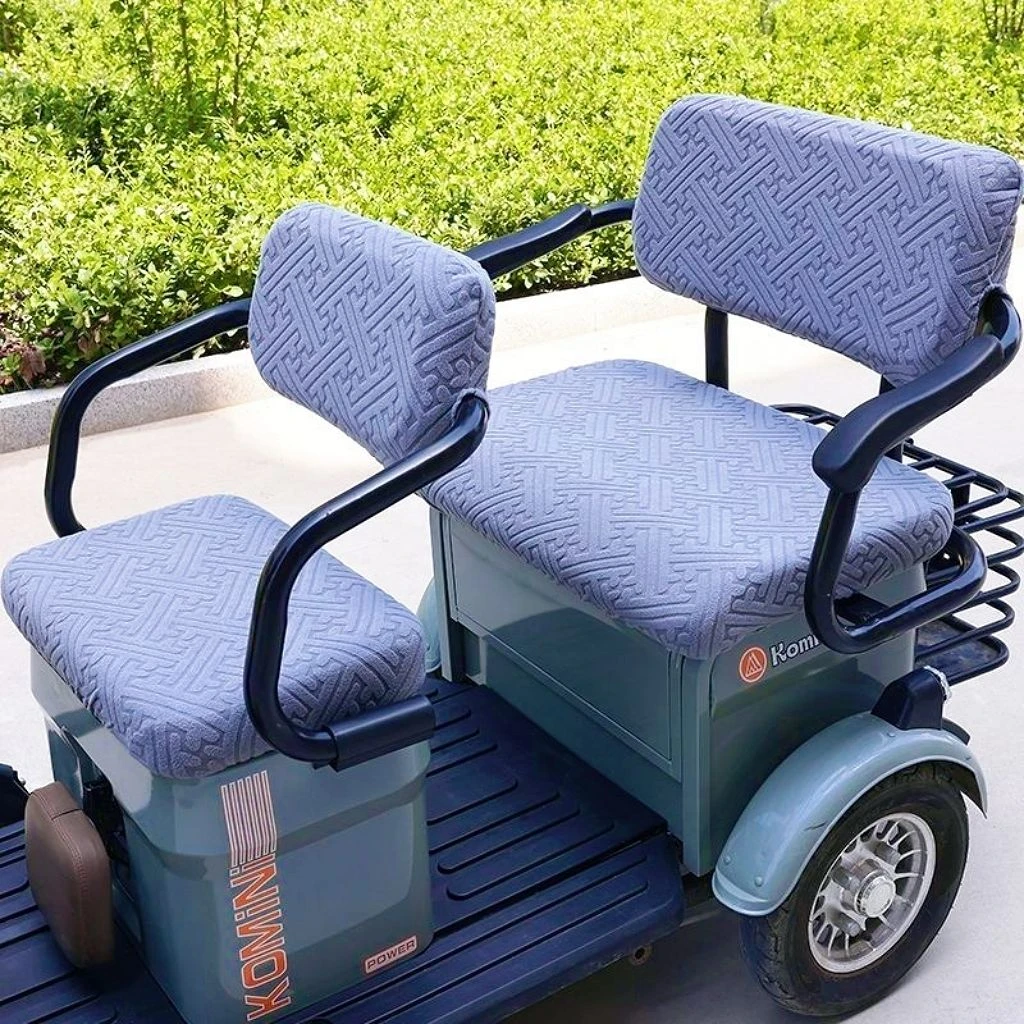 电动三轮车座套四季通用全包围定做小刀小鸟金彭坐套大安罗纳电车