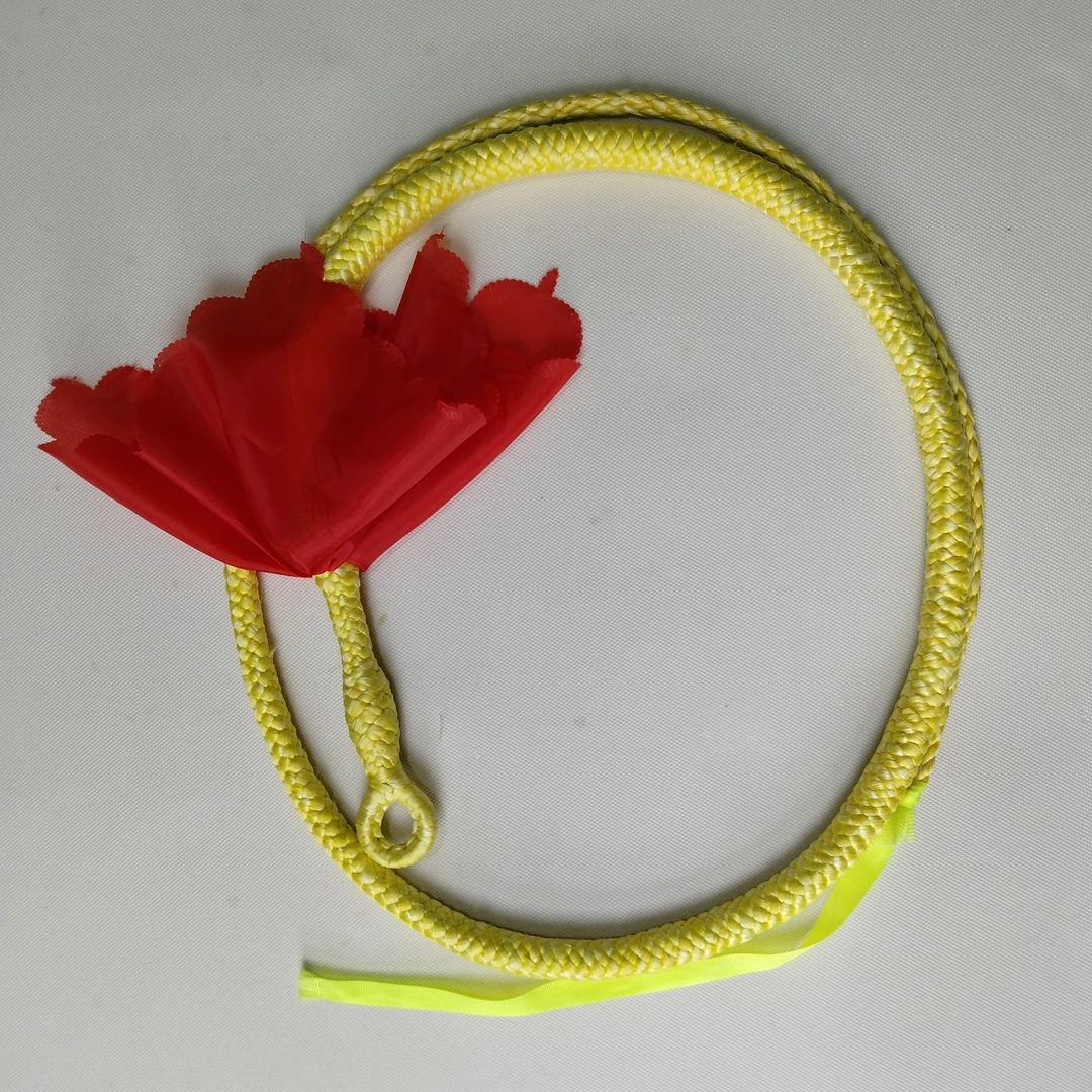 内置铁链一体把手迪尼麻绳鞭健身鞭响鞭运动器材（1.5斤2.3米）