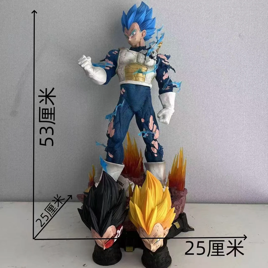 七龙珠赛亚人LX贝吉塔贝吉塔四头雕手办动漫雕像发光模型摆件