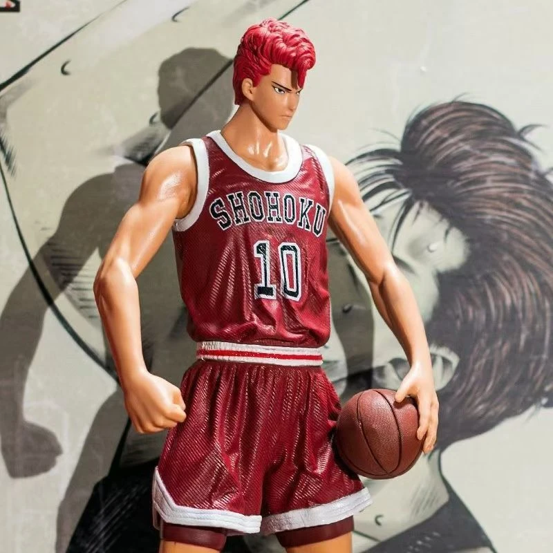 灌篮高手湘北五虎f樱木花道男孩篮球动漫人偶摆件