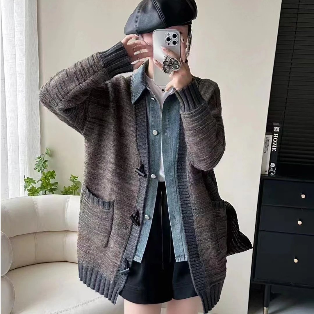 秋冬新款网红时尚休闲百搭加厚针织衫