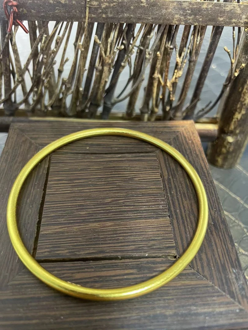 高端时尚百搭古法素圈手镯