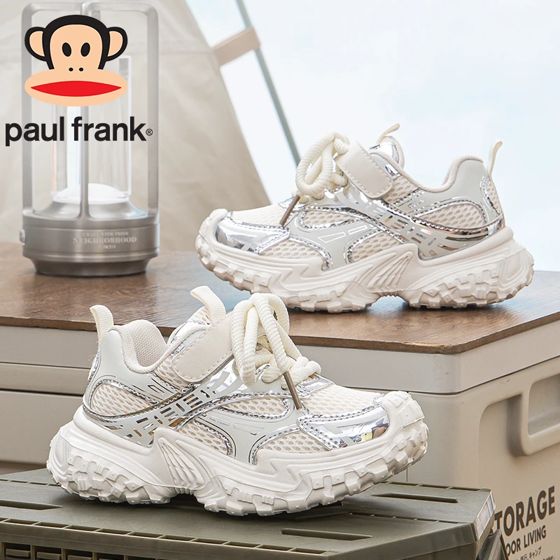 大嘴猴秋季儿童运动鞋2024新款女童校园百搭跑步鞋休闲宝宝鞋潮