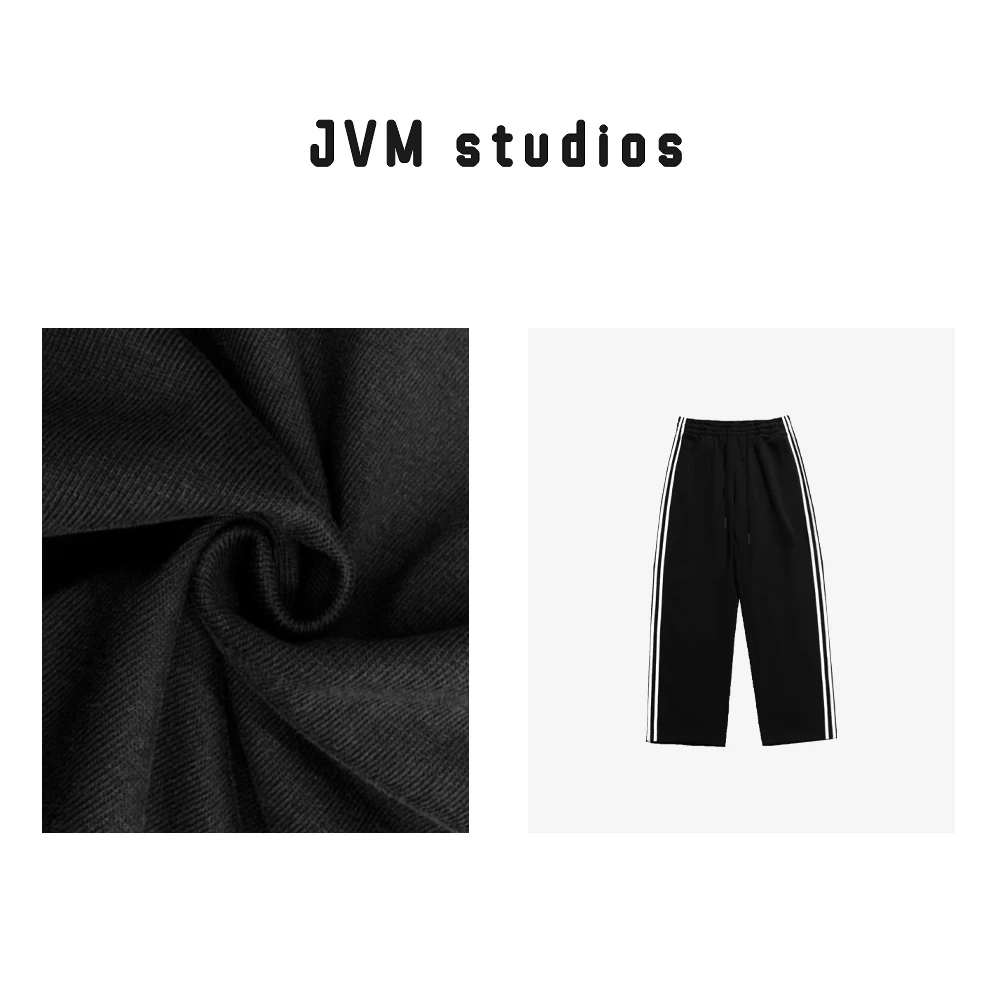 2024新款JVM定制12568时尚百搭侧白条休闲卫裤12.3