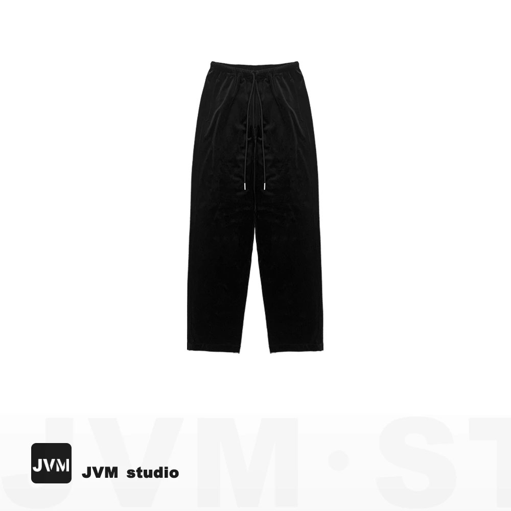 2024新款JVM定制11529时尚潮流百搭直筒拖地大绒裤子 8.21