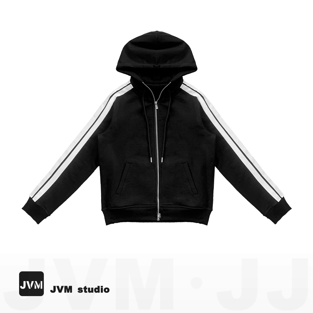 2023春季新款JVM定制9377侧条连帽外套2.15