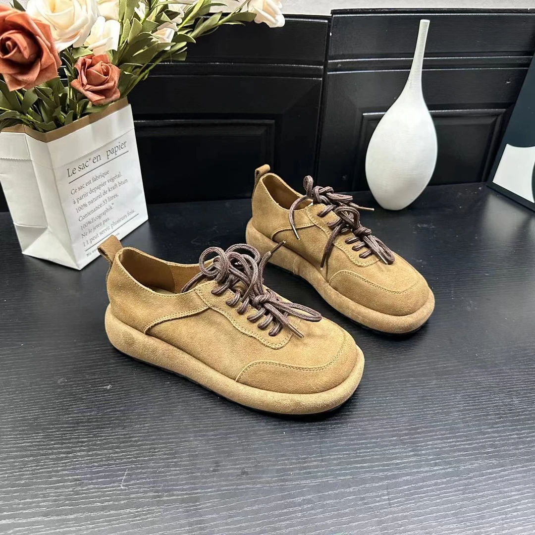 春季新款萌丑舒适博肯鞋时尚百搭复古低跟休闲鞋 X 检 8281