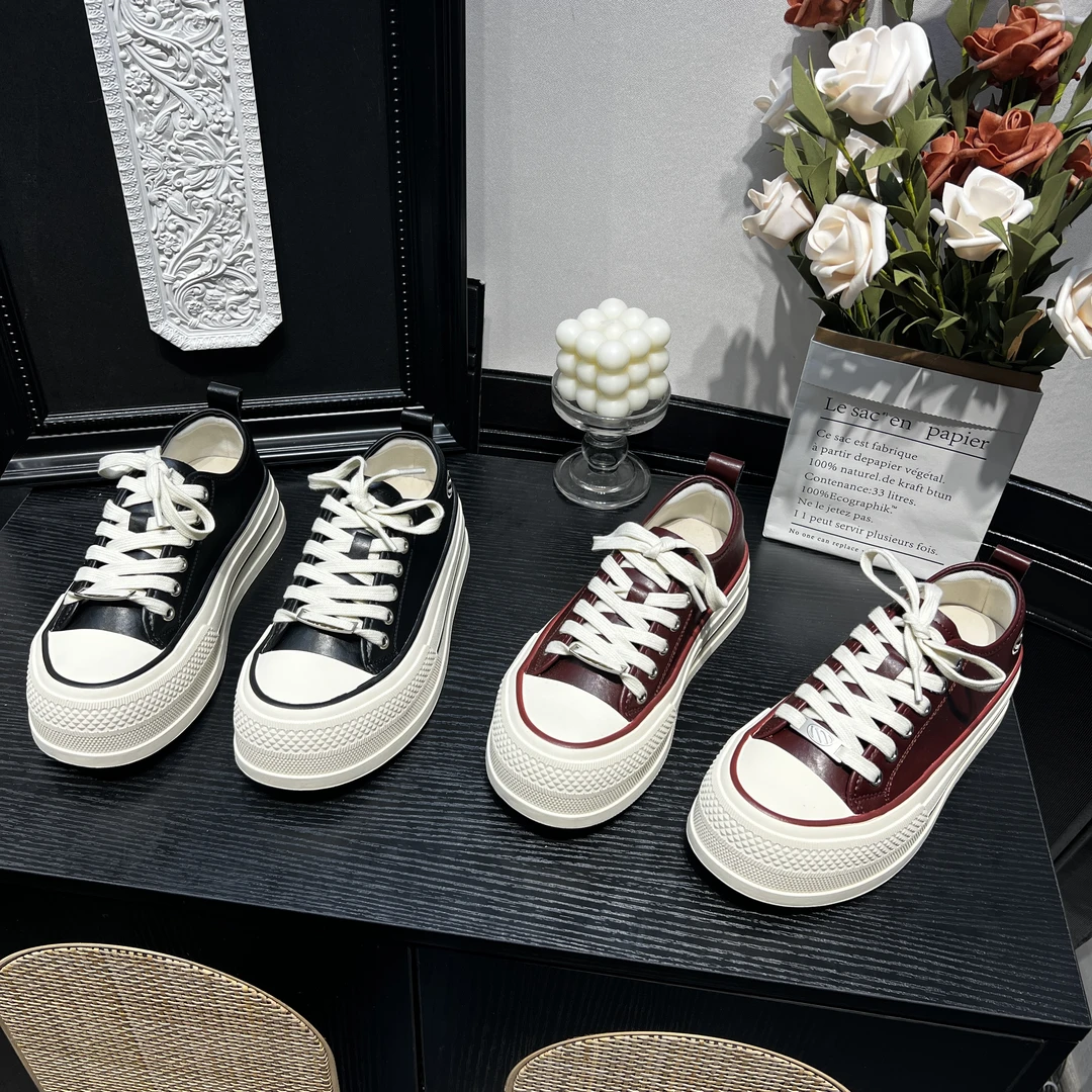 春季新款冷粘工艺女士百搭休闲鞋系带低帮帆布鞋 X 953-2