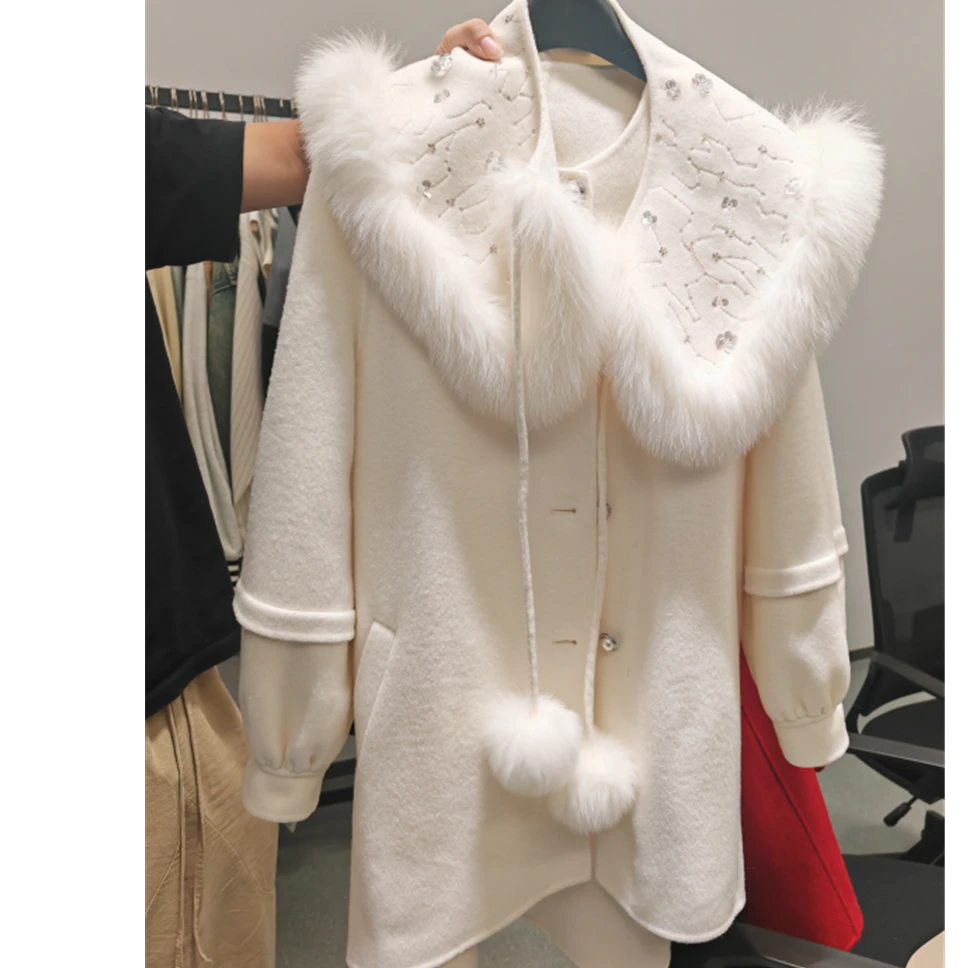 【大漂亮专属】新款高级毛呢外套-10T341J0002