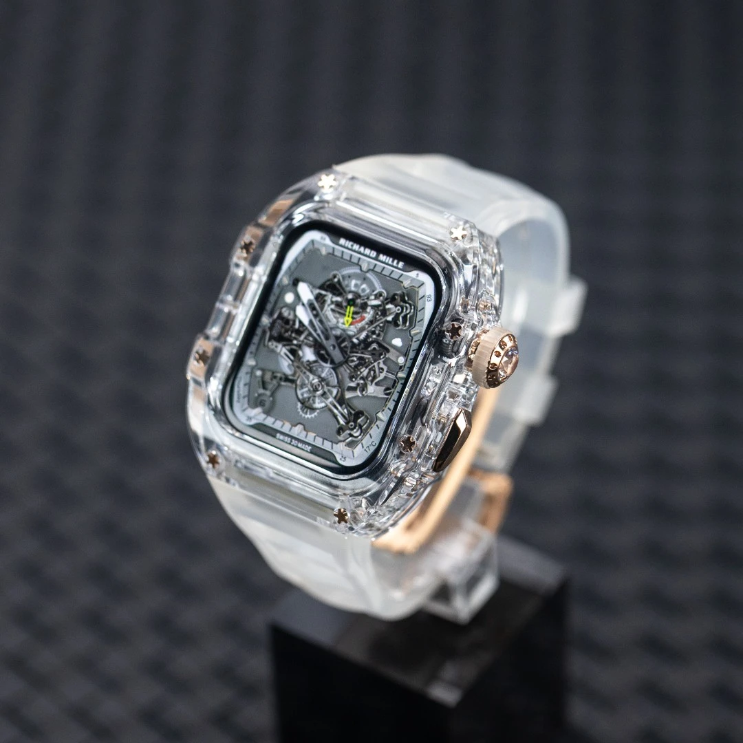超透AppleWatch10改装理查德透明壳适用苹果手表Ultra2表带iwatch