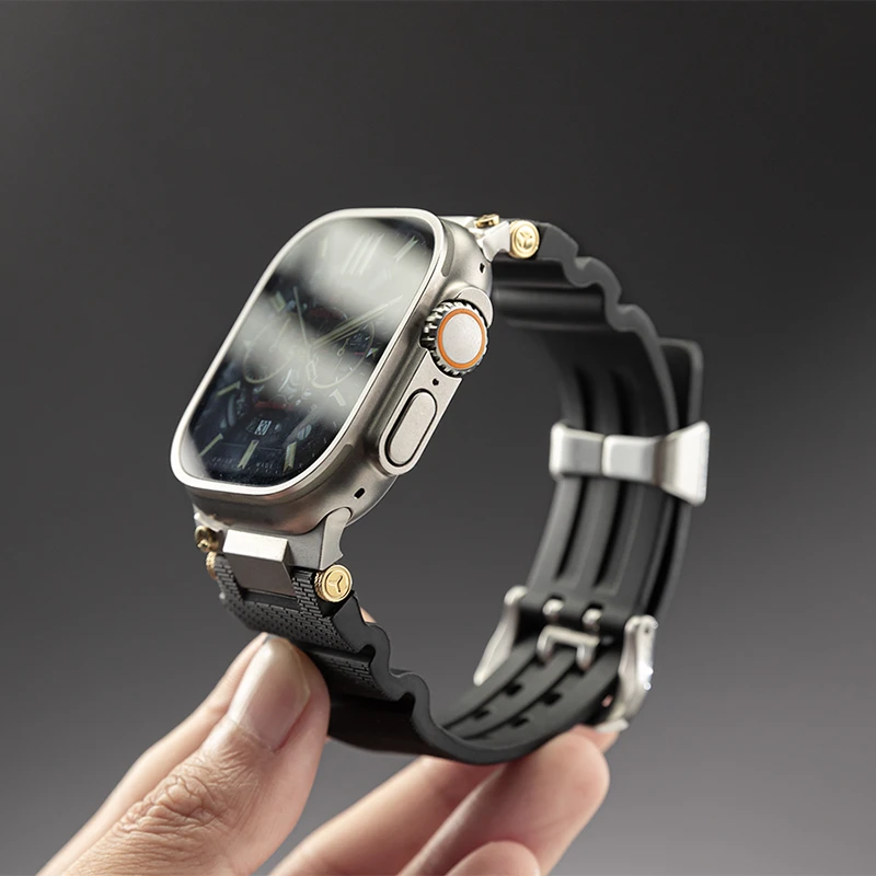 S11防汗运动硅胶表带iwatch适用苹果手表AppleWatch Ultra3高级感