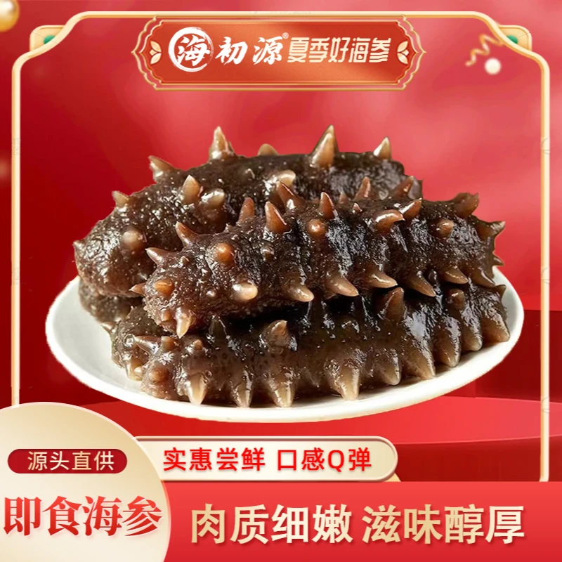 【三伏进补】一斤装15根深海底播辽刺参单根6-8cm即食海参劲道营养