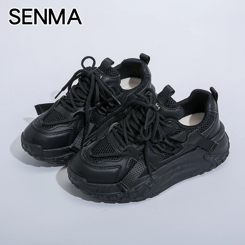 森马senma老爹鞋女2025春季新款韩版厚底休闲运动鞋女增高时尚潮