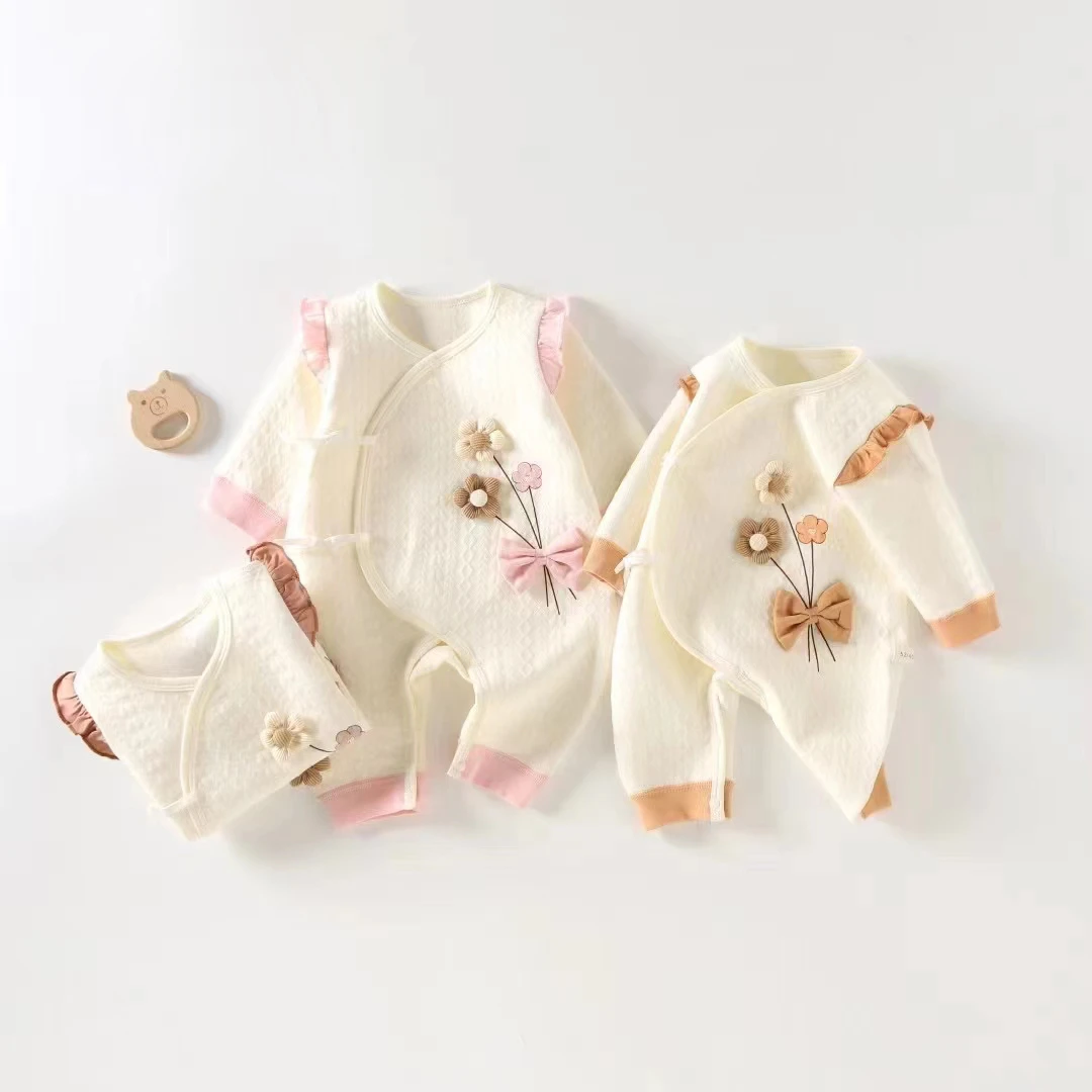 《直播链接1》新生儿连体四季福利款春秋纯棉婴儿保暖宝宝