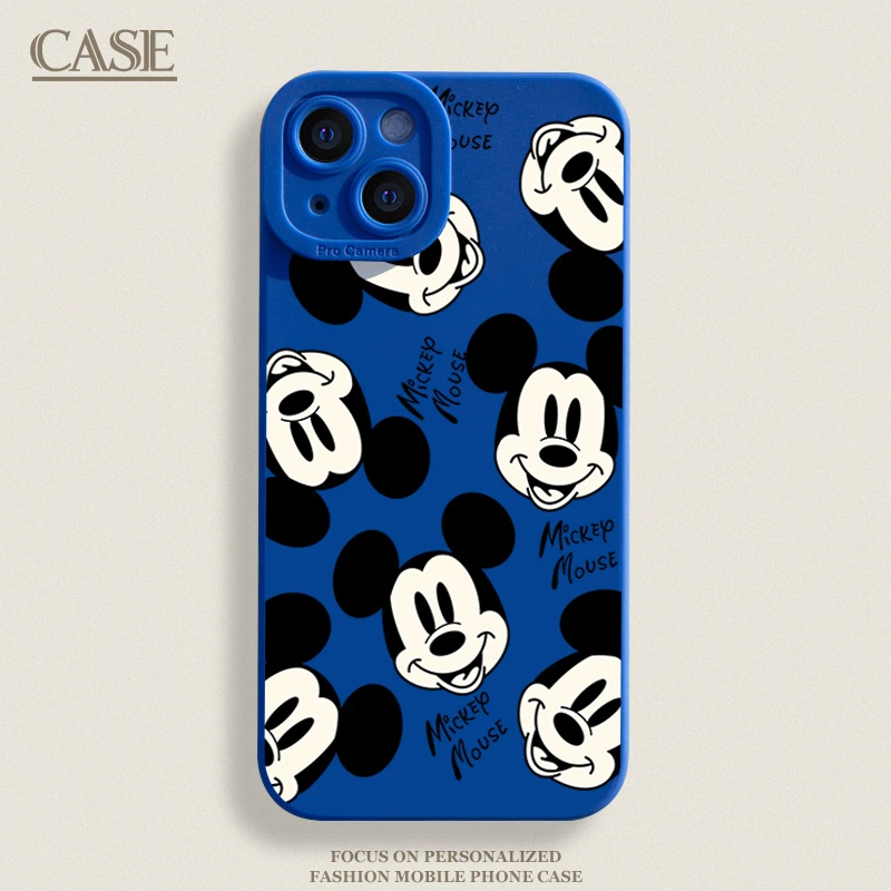 米奇头像适用iPhone15ProMax手机壳14苹果13硅胶12软7p8p男女11xs