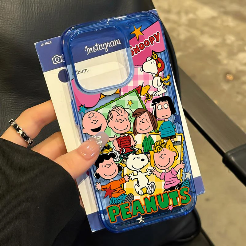 史努比一家适用iphone15 14promax苹果11手机壳13软胶12防摔X可爱