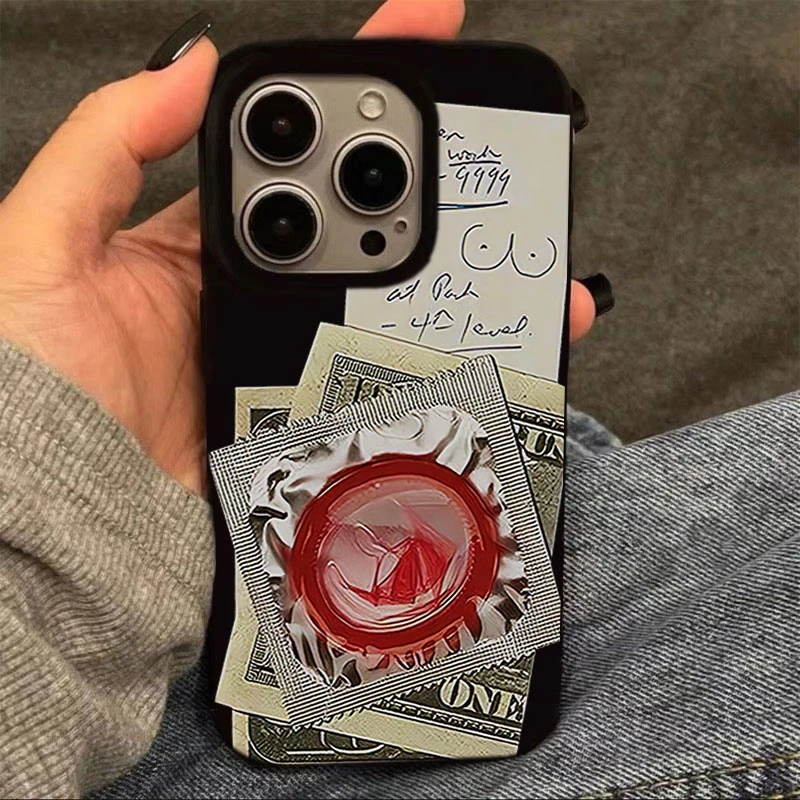 创意搞怪适用iPhone15手机壳苹果14promax果冻13软硅胶12/11/8/XR