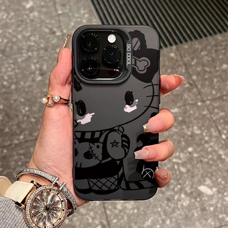 凯蒂猫苹果15手机壳硅胶iPhone13_14Promax防摔12_11高级新款个性