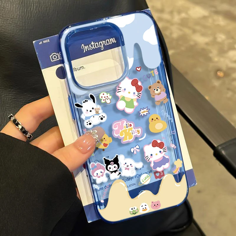 可爱三丽鸥适用iphone16/15/14promax苹果11手机壳13软12防摔卡通