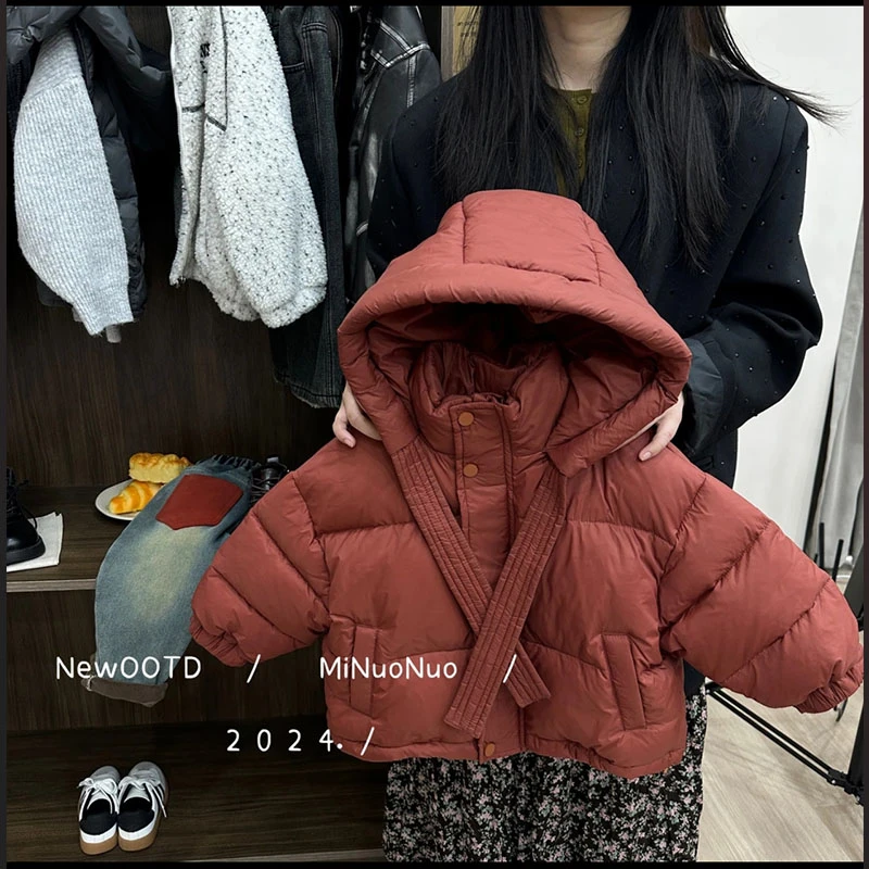 儿童冬季羽绒服男童冬款韩版女童加厚外套上衣D23170