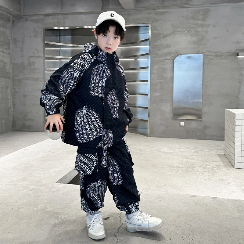 儿童装男童套装秋装2025新款休闲男孩秋季帅气衣服中大童春秋款潮