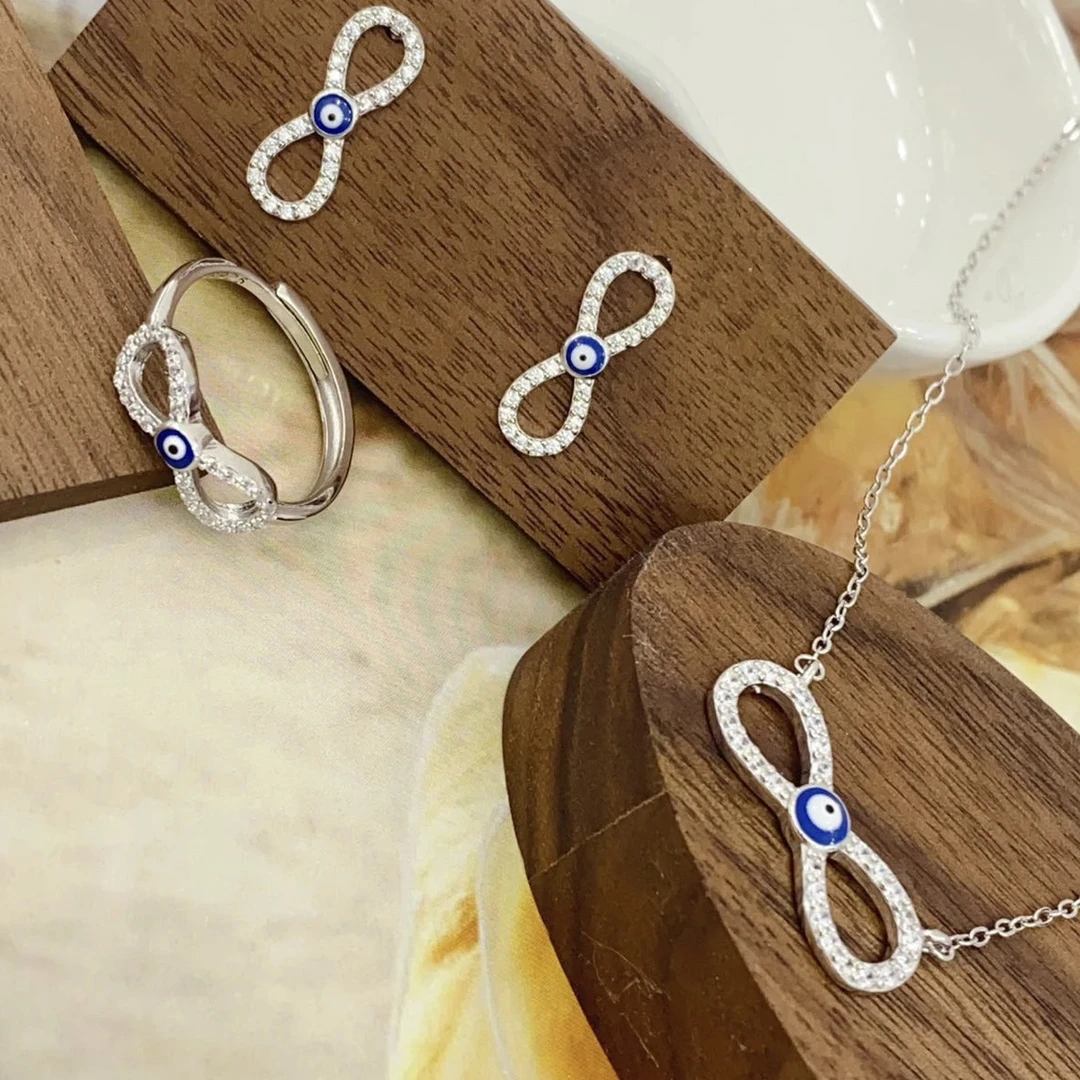 链子925银 011拜合提亚尔纯银女士三件套