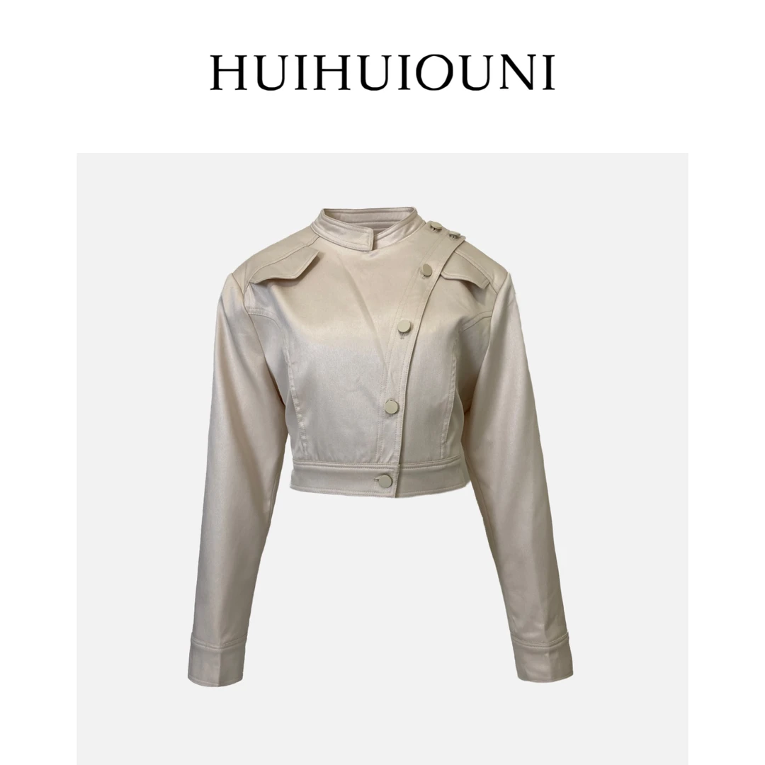 慧慧欧尼  演绎轻松穿搭   Designer秋款气质短款外套