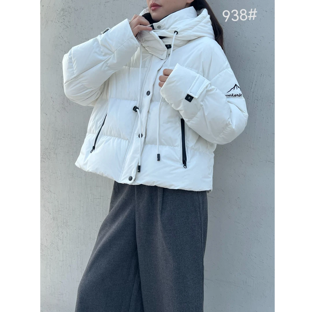 Pada.嘻&LY【暖宝宝】韩系极简 时尚百搭短款羽绒服938 Hi Fortune