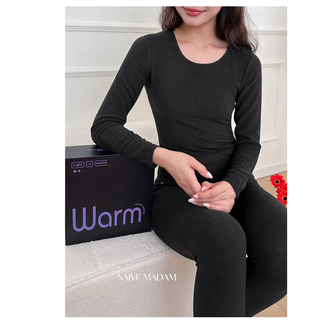 Pada.嘻&NM【冬季保暖】女士舒适柔软 保暖套装 216012