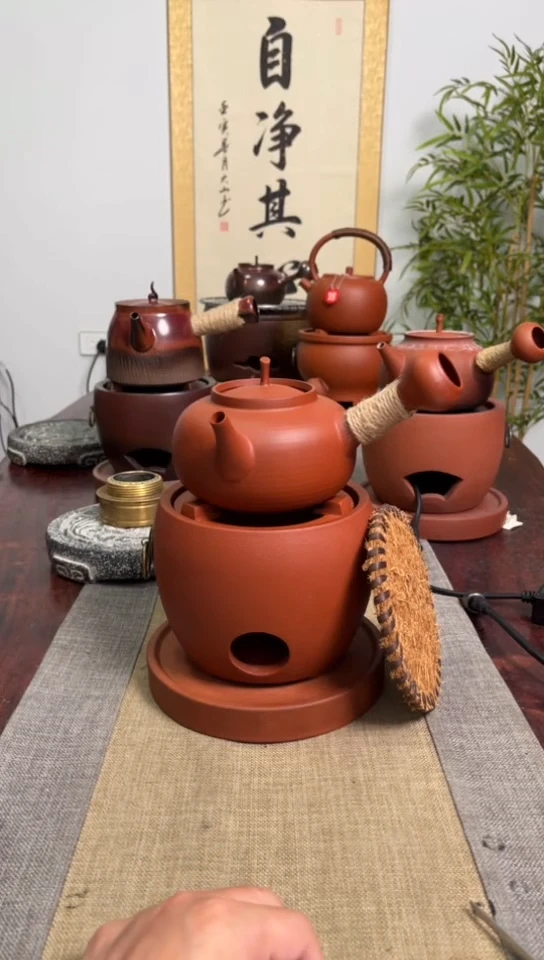 【闪购商品】圆口炉+圆福砂铫【送炉垫+壶垫】