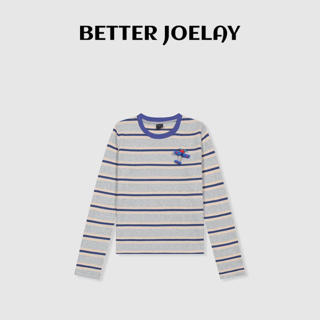 BETTER JOELAY-【飞行家】百搭潮流简约ins风T恤长袖休闲KH1218