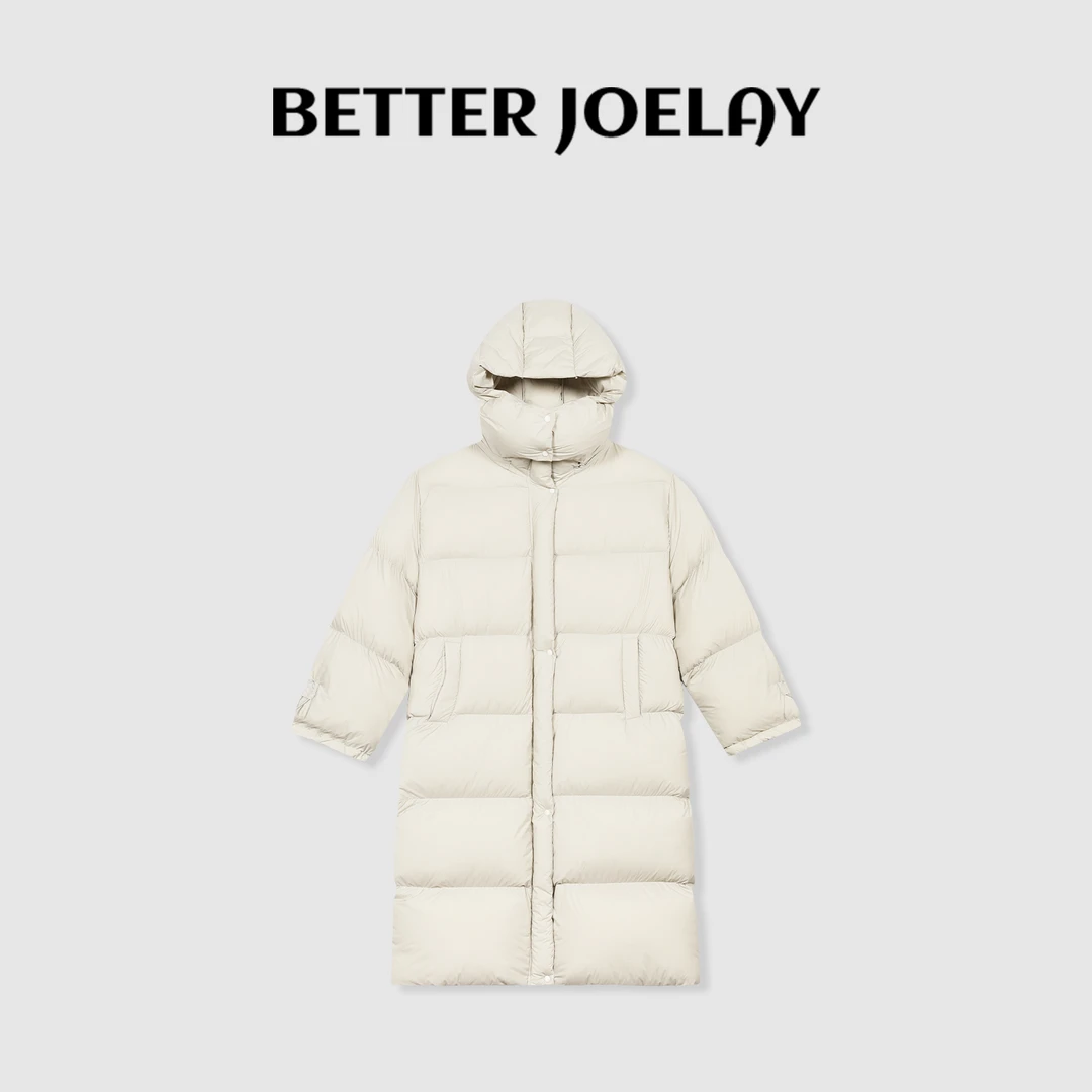 BETTER JOELAY-【安和桥】时尚长款羽绒服保暖百搭通勤风Z6420