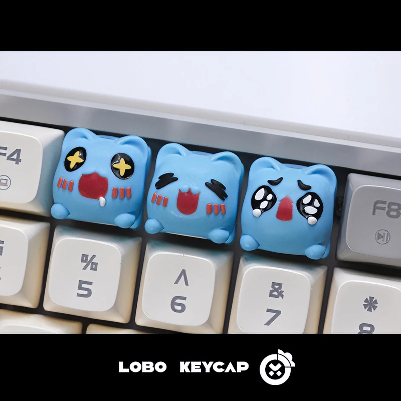 个性键帽LOOPY机械键盘键帽树脂艺术生日礼品diy手工制作解压键帽