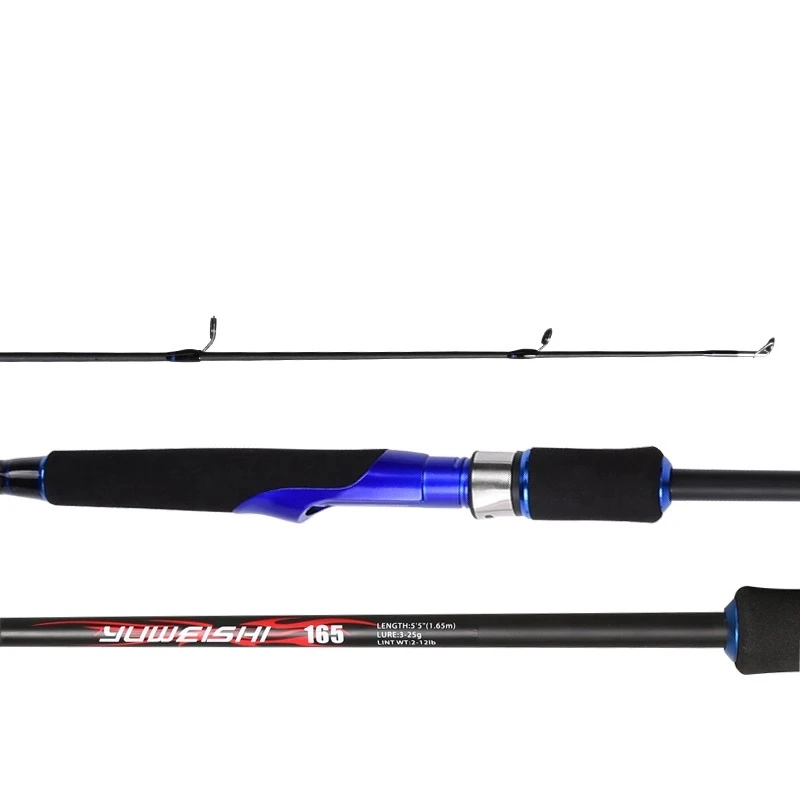 蓝色路亚泛用路亚竿直柄枪柄