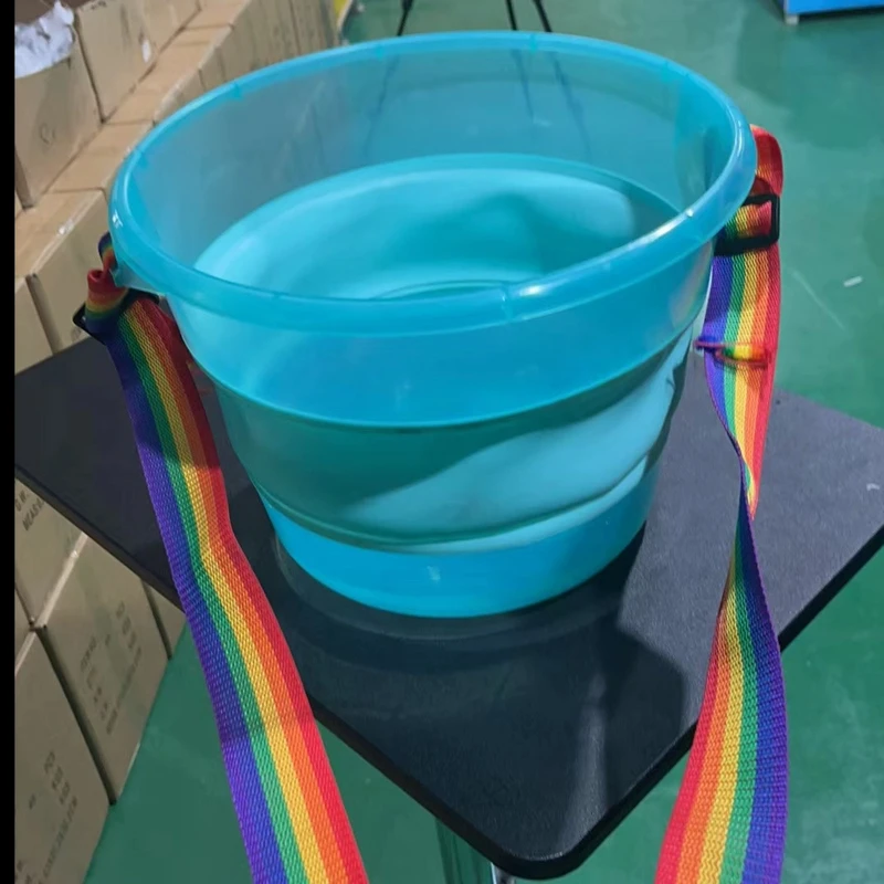 可折叠打水桶户外带盖钓鱼大号鱼箱