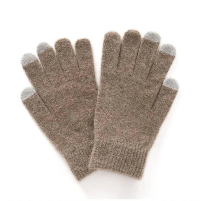 S·Y·C【可触屏】100纯羊绒手套可触屏五指手套