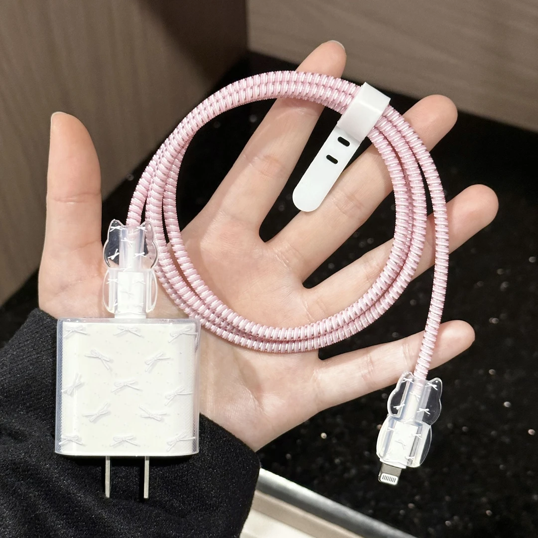 数据线保护套20w适用苹果15promax充电头16防摔软壳14 13防折断12