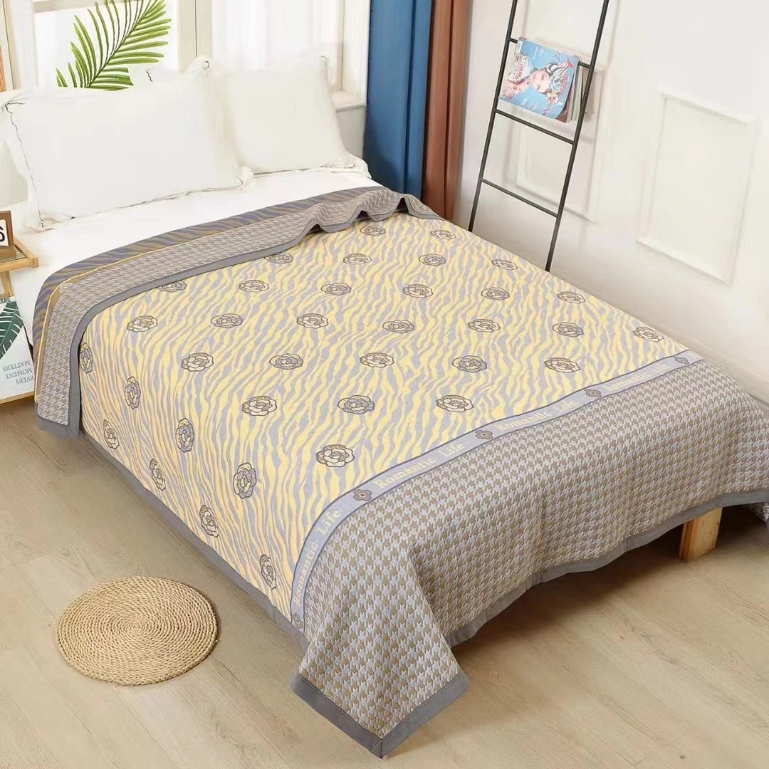 【小香】 轻奢高端纱布多功能床盖2*2.3米舒适透气可机洗