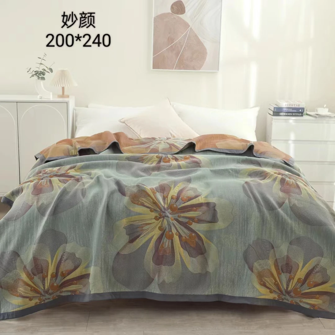 【新品上新】 妙颜     麻酥棉端床盖2/2.3