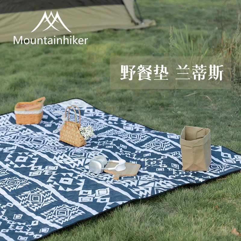 山之客户外露营丨野餐垫防潮垫丨春亚纺+铝膜组合超声波垫子