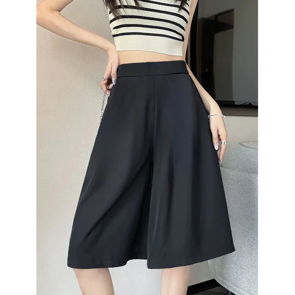 K8JIK146#（以直播间展示为准）新款宽松透气女橡筋中裤