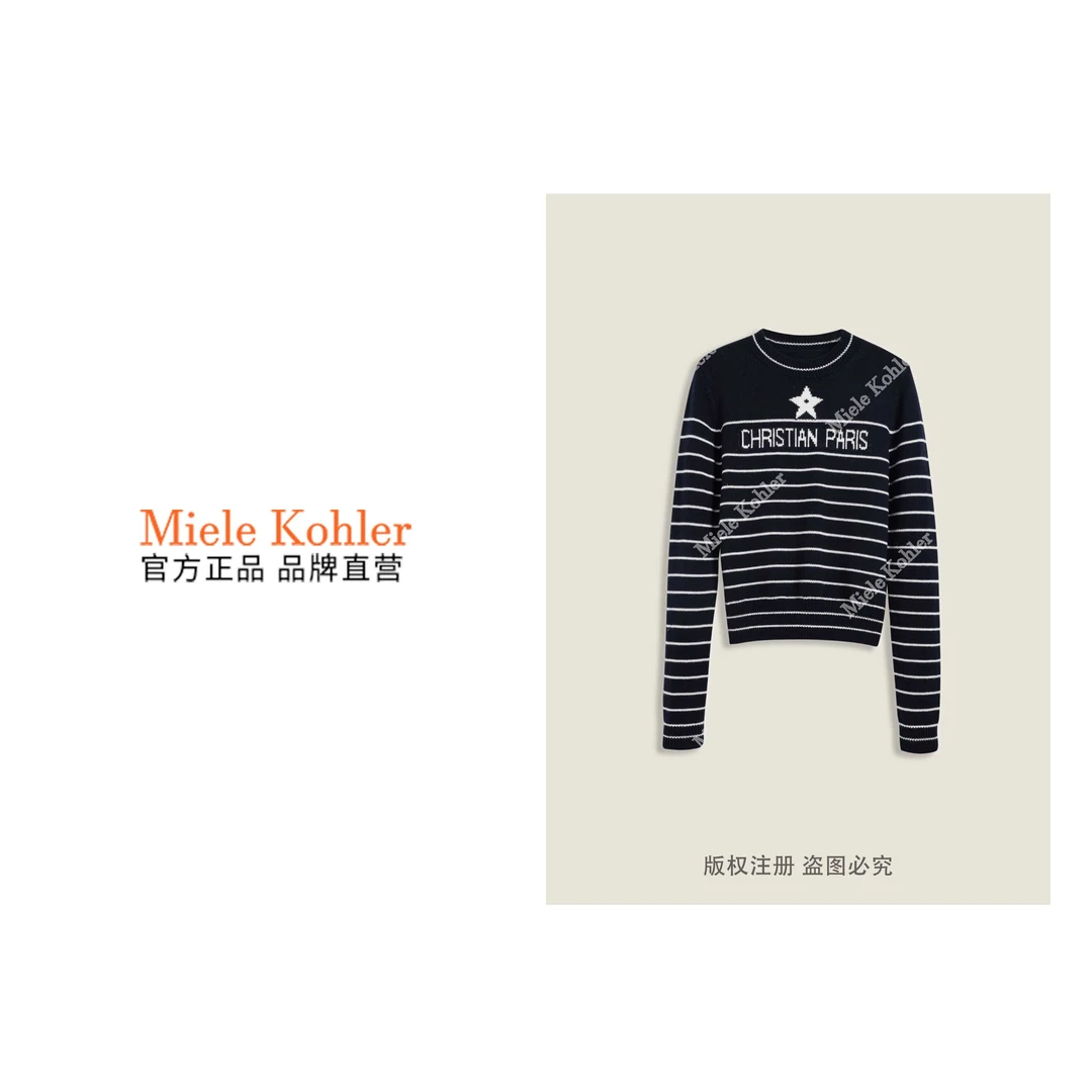 冬季新款圆领时尚百搭女装长袖毛衣MKKQ38177-3 【澳门小源同款】