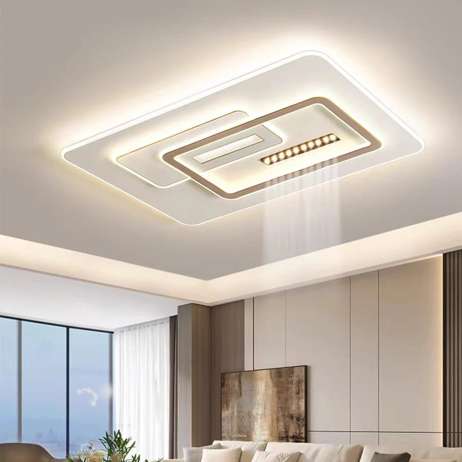 灯联盟餐厅大气主灯家用现代简约中山灯具全屋语音吸顶灯客厅灯